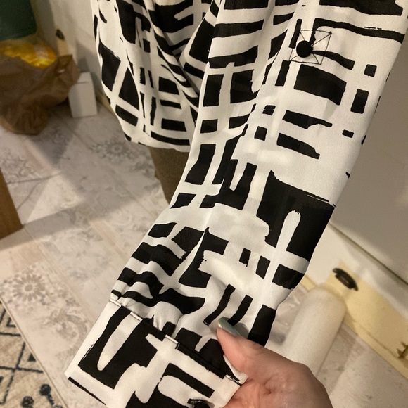 INC faux wrap blouse - Picture 3 of 6